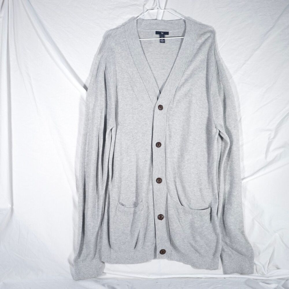 Gap Extra Long Cardigan Grey Large 2014 - Picture 9 of 9